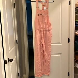 Lovestitch blush overalls
